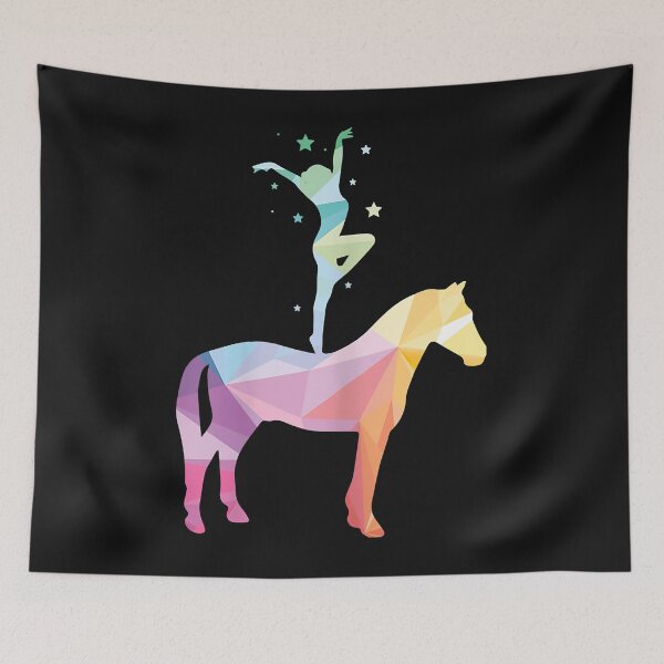 Item preview, Vaulting riding equestrian horses sayings girl gift children designed and sold by Vignette2323.