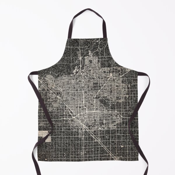 Item preview, Fresno map California ink lines 2 designed and sold by InkMaps.