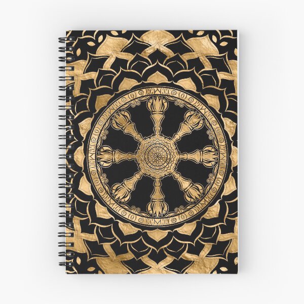 Item preview, Dharma Wheel - Dharmachakra  designed and sold by k9printart.