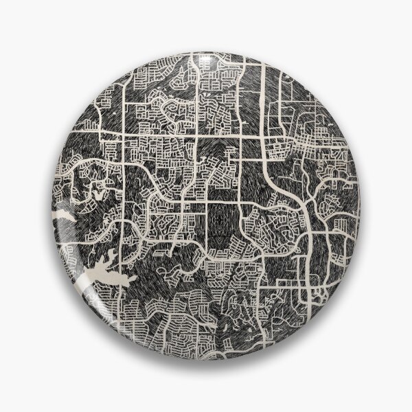Item preview, Frisco map Texas Ink lines 2 designed and sold by InkMaps.
