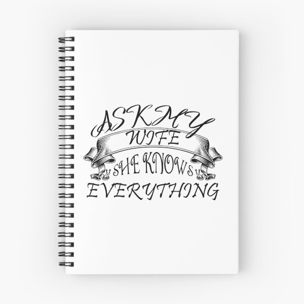 Item preview, Ask My Wife She Knows Everything designed and sold by Artnight.