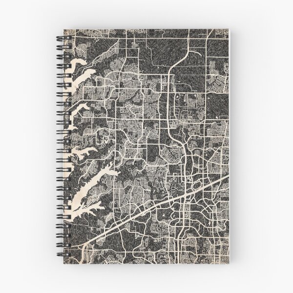 Item preview, Frisco map Texas Ink lines 2 designed and sold by InkMaps.