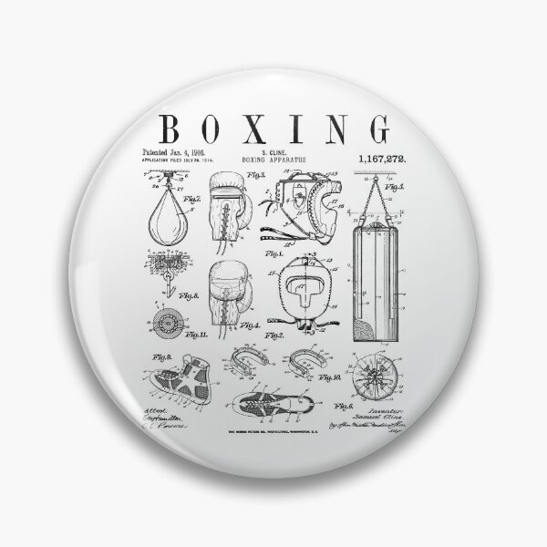 Artikelvorschau, Boxhandschuhe Faustkämpfer Boxer Vintage Patent Zeichnung Druck entworfen und verkauft von GrandeDuc.