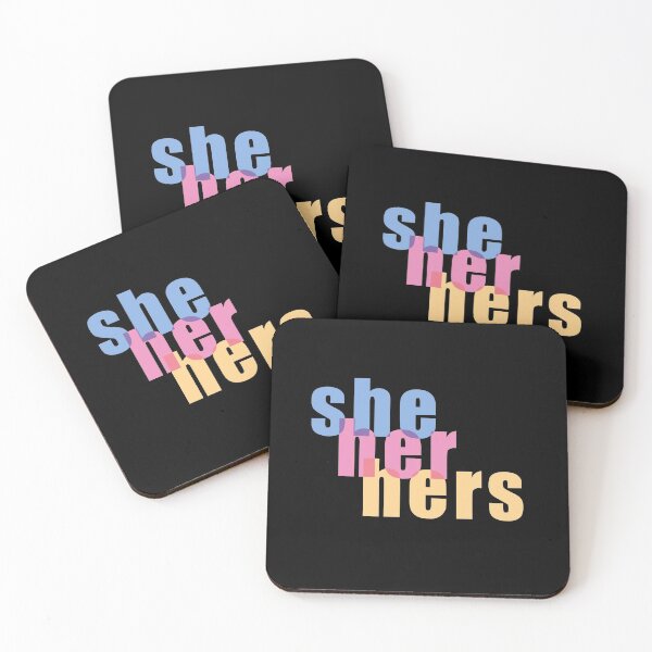 Item preview, She Her Hers Pronouns Design designed and sold by TheVibeMerchant.