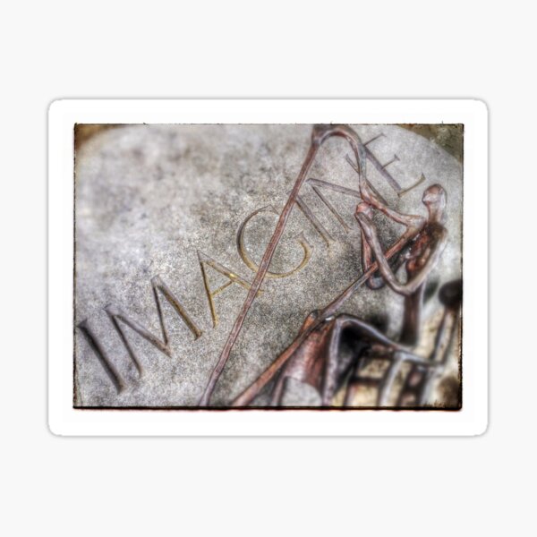 Imagine Harp Sticker