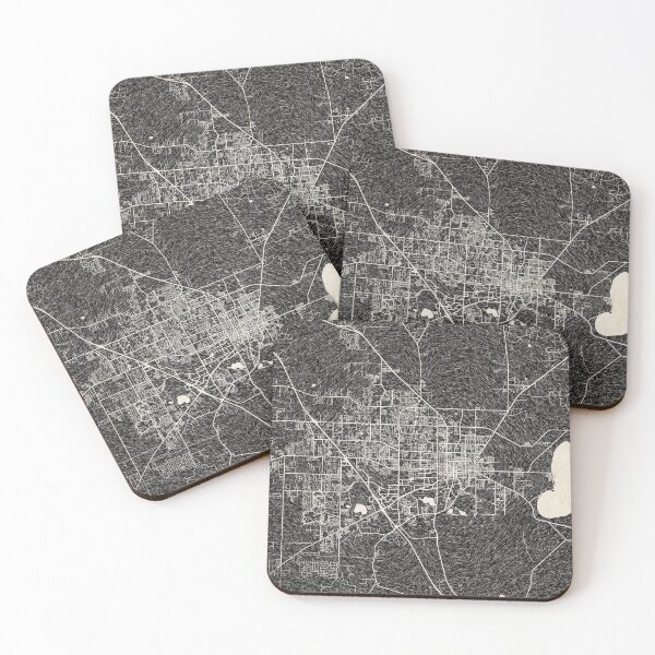 Item preview, Gainesville map Florida Ink lines designed and sold by InkMaps.