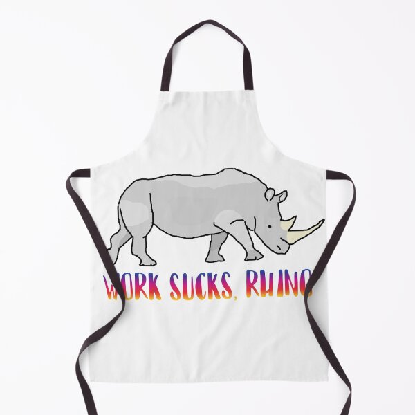 Item preview, Work Sucks, Rhino designed and sold by RevolutionInPaint.