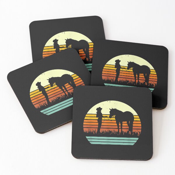 Item preview, Western Halter Horse Retro Sun Style designed and sold by Vignette2323.