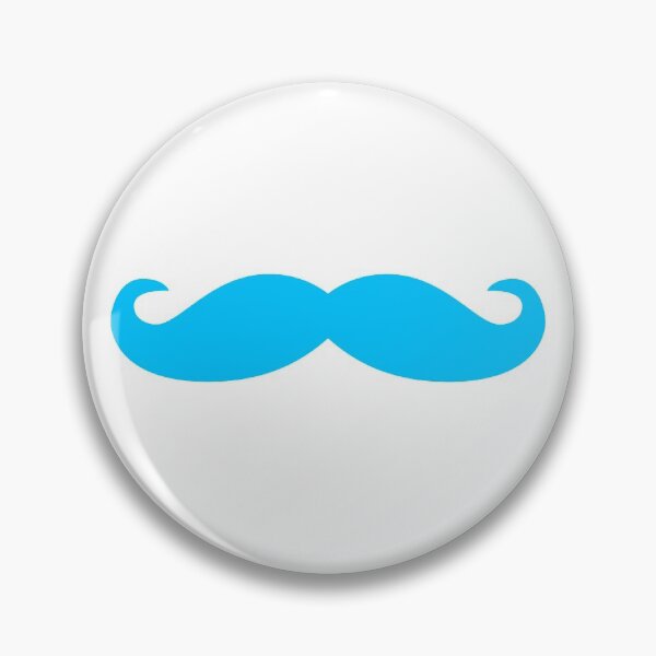 Item preview, Neon Blue Moustache designed and sold by TheStuffzz.