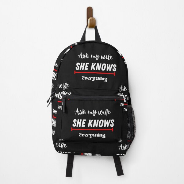 Item preview, Ask my wife she knows everything quote designed and sold by Strale25kv.