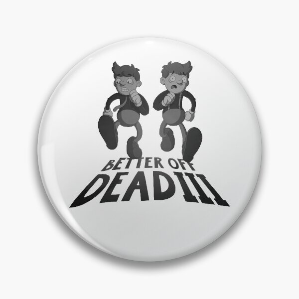 Item preview,  josh A and Iamjakehill chibi- better off dead black and white designed and sold by HyattCecelia.