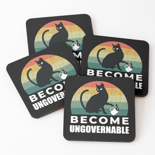 Item preview, Become Ungovernable Cat Drink designed and sold by justjonboy.
