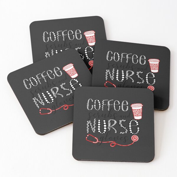 Item preview, Coffee scrubs and Nurse gloves designed and sold by SpecialGift79.