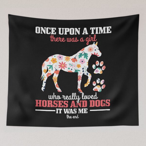 Item preview, Womens Horses & Dogs Funny Horse Riding Horse Girl Gift designed and sold by Vignette2323.