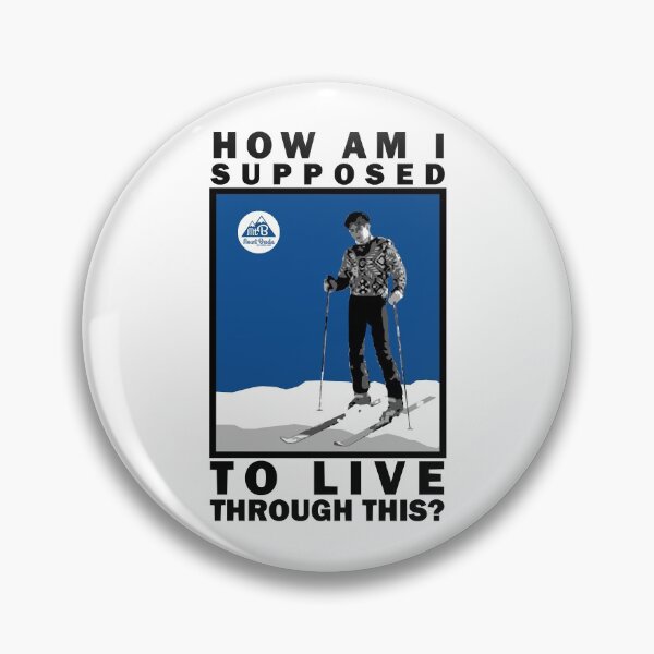 Item preview, How am I supposed to live - lane meyer blue poster designed and sold by HyattCecelia.