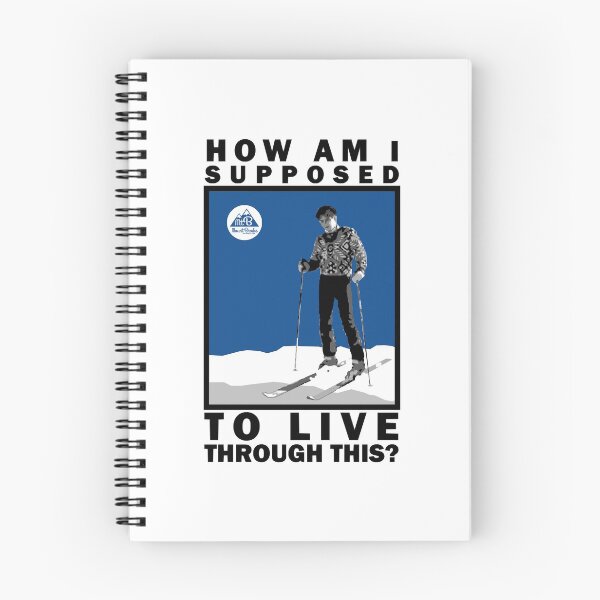 Item preview, How am I supposed to live - lane meyer blue poster designed and sold by HyattCecelia.