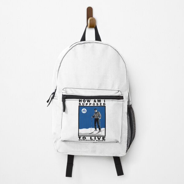 Item preview, How am I supposed to live - lane meyer blue poster designed and sold by HyattCecelia.