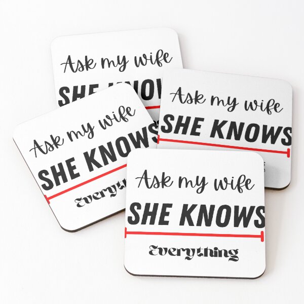 Item preview, Ask my wife she knows everything designed and sold by Strale25kv.