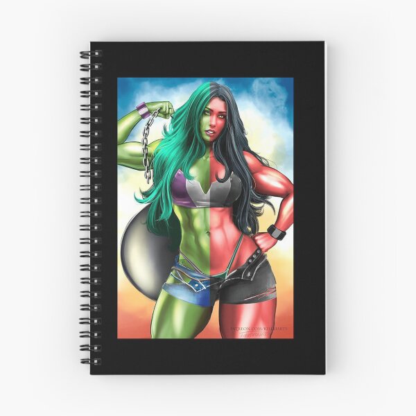 Artikelvorschau, She Hulk und She Hulk Red entworfen und verkauft von shopBLACK-HULK.