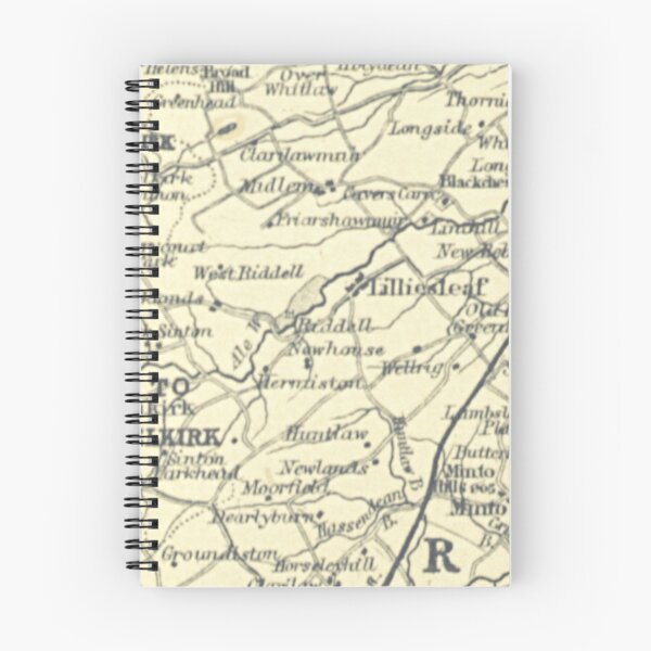 Item preview, RIDDELL ESTATE & surrounding area map, 1898 designed and sold by yourscotborders.