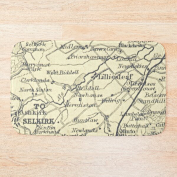 Item preview, RIDDELL ESTATE & surrounding area map, 1898 designed and sold by yourscotborders.
