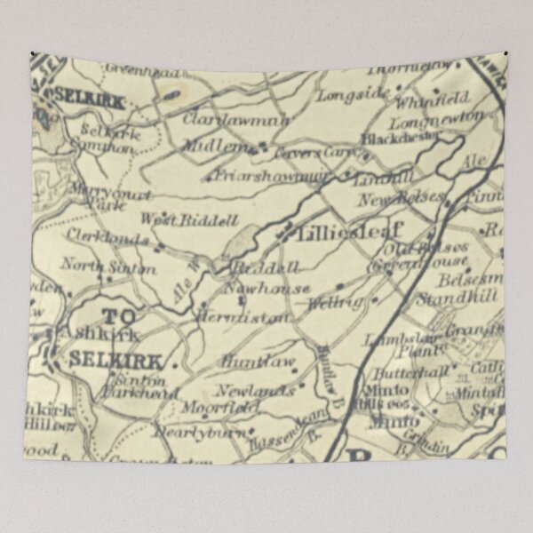 Item preview, RIDDELL ESTATE & surrounding area map, 1898 designed and sold by yourscotborders.