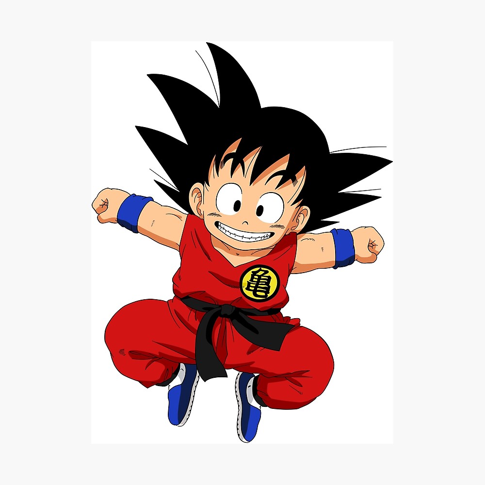 Póster «Feliz niño Goku» de KingKorn | Redbubble