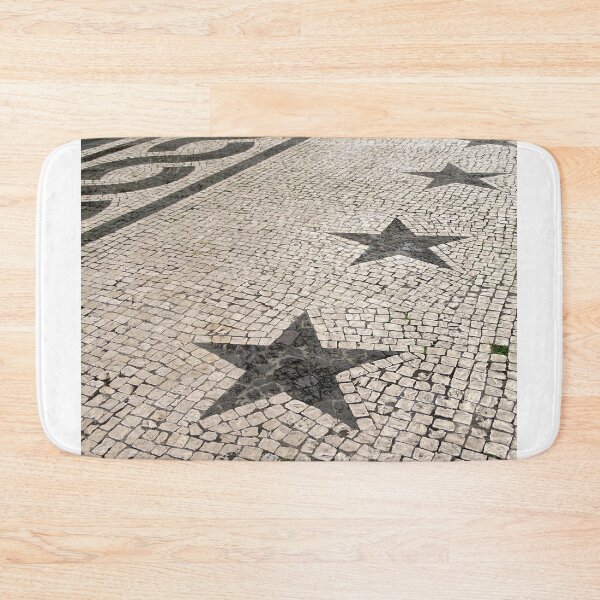 Item preview, Mosaic stars, black and white, cobblestones.  designed and sold by AylaHarbich.