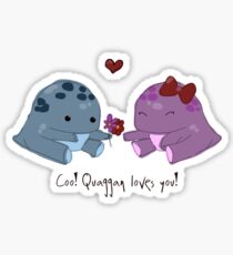 Quaggan loves you! Sticker