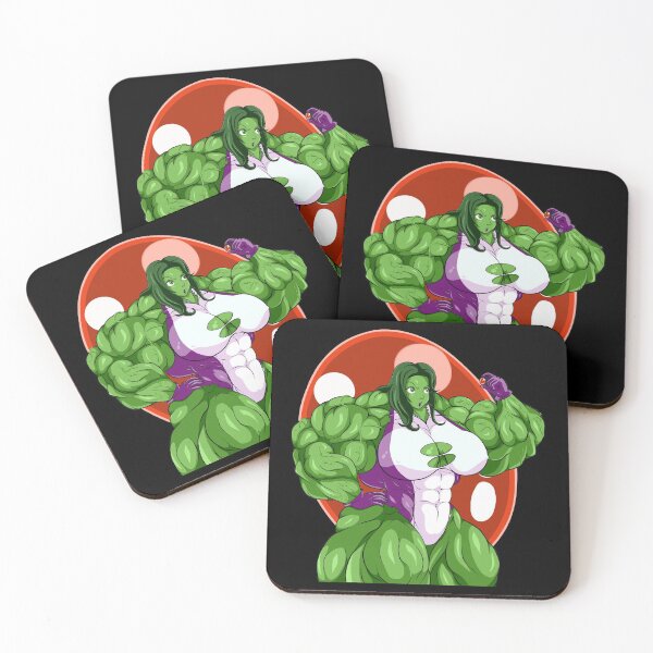 Item preview, She Hulk and She Hulk Red designed and sold by shopBLACK-HULK.