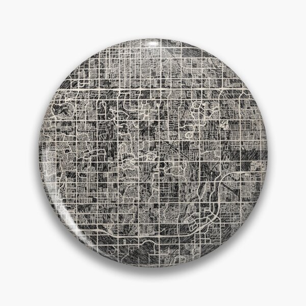 Item preview, Gilbert map Arizona Ink lines 2 designed and sold by InkMaps.