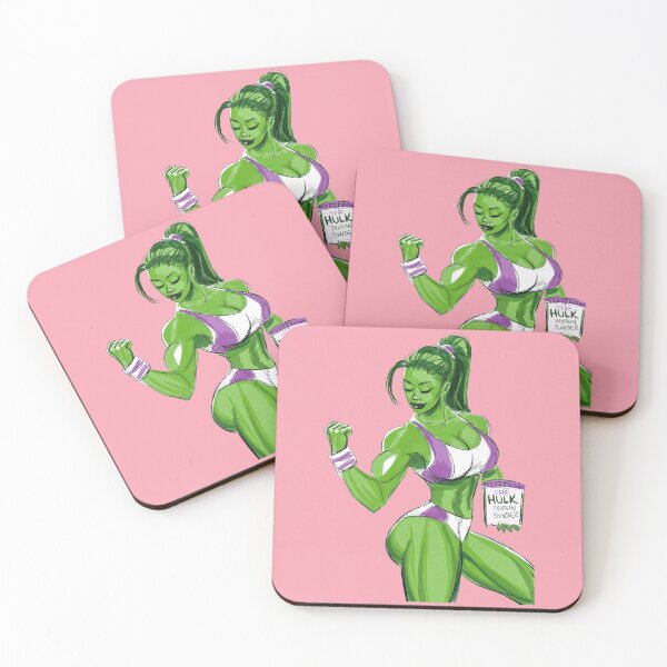 Item preview, She Hulk and She Hulk Red designed and sold by shopBLACK-HULK.