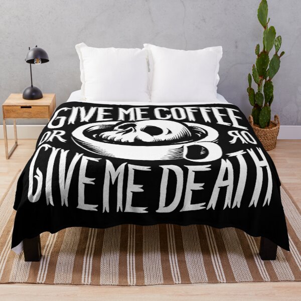 Item preview, Give me coffee or give me death designed and sold by Azafran.
