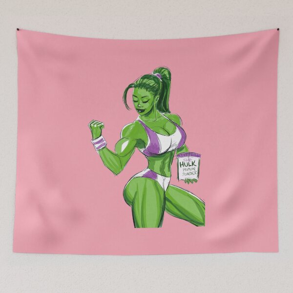 Artikelvorschau, She Hulk und She Hulk Red entworfen und verkauft von shopBLACK-HULK.