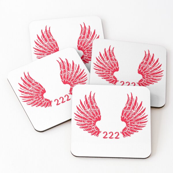Item preview, 222 angel number red gift designed and sold by alfa-rouk.