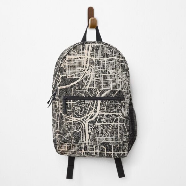 Item preview, Grand Rapids map Michigan Ink lines 2 designed and sold by InkMaps.