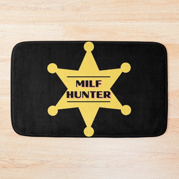 Item preview, MILF Hunter Yellow Badge designed and sold by CaitU.