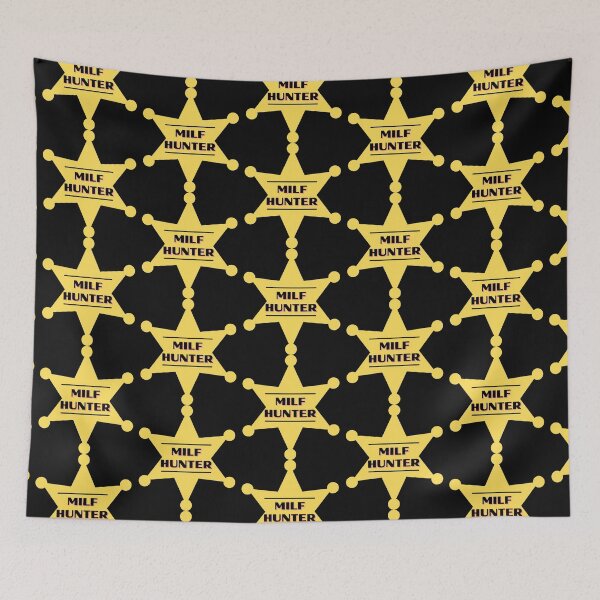 Item preview, MILF Hunter Yellow Badge designed and sold by CaitU.