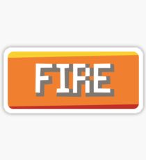 Fire Type Sticker