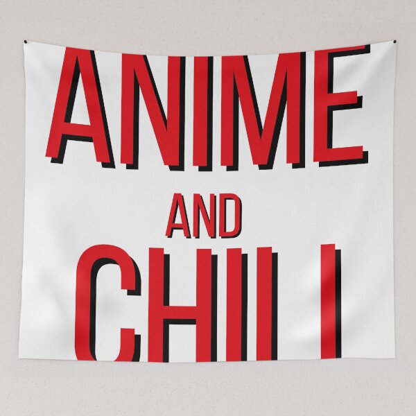 Item preview, Anime and Chill designed and sold by quirky-artistry.