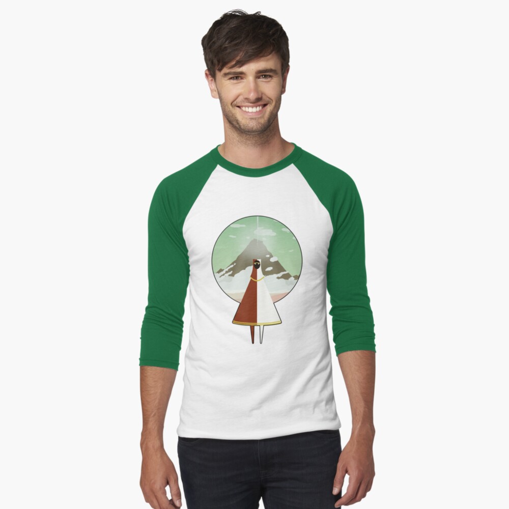 Vista previa del artículo con la obra «Camiseta ¾ estilo béisbol», diseñado y vendido por HyruleVeteran.