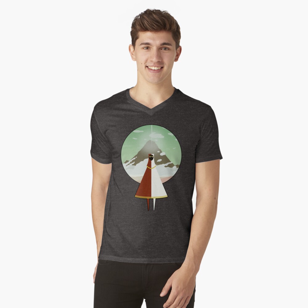 Vista previa del artículo con la obra «Camiseta de cuello en V», diseñado y vendido por HyruleVeteran.