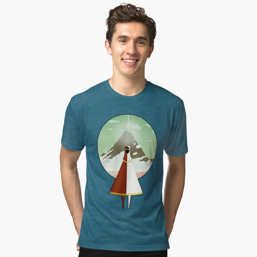 Vista previa del artículo con la obra «Camiseta de tejido mixto», diseñado y vendido por HyruleVeteran.