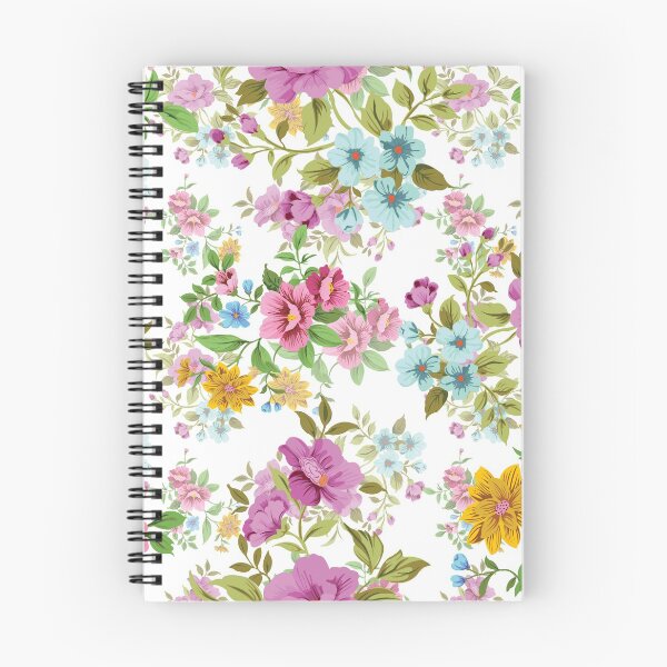 Artikelvorschau, Buntes Blumenmuster - Weiß bg entworfen und verkauft von The Retrofits.