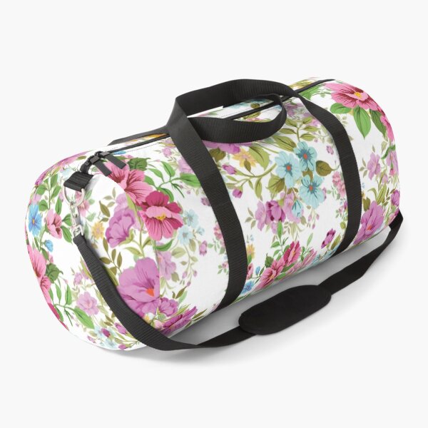 Item preview, Colorful Flower Pattern - White bg designed and sold by The Retrofits.