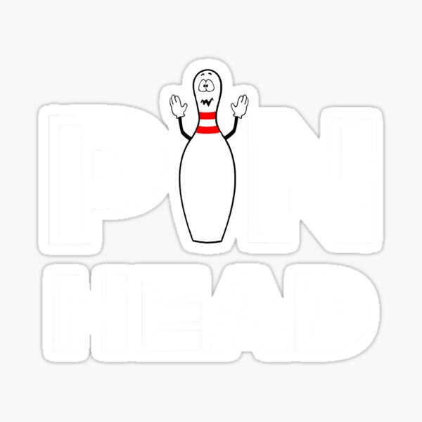 Item preview, Pin Head Funny Bowling Bowling Bowler designed and sold by SkyCloudBlue.