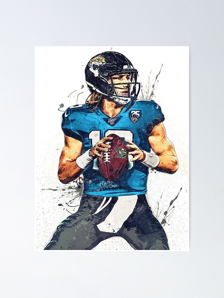 Jacksonville Jaguars Official NFL Helmet Logo Poster – Sports