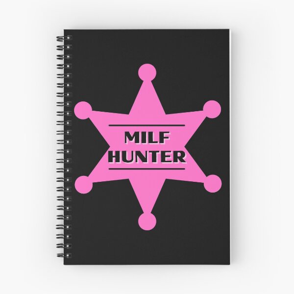 Item preview, MILF Hunter Pink Badge designed and sold by CaitU.