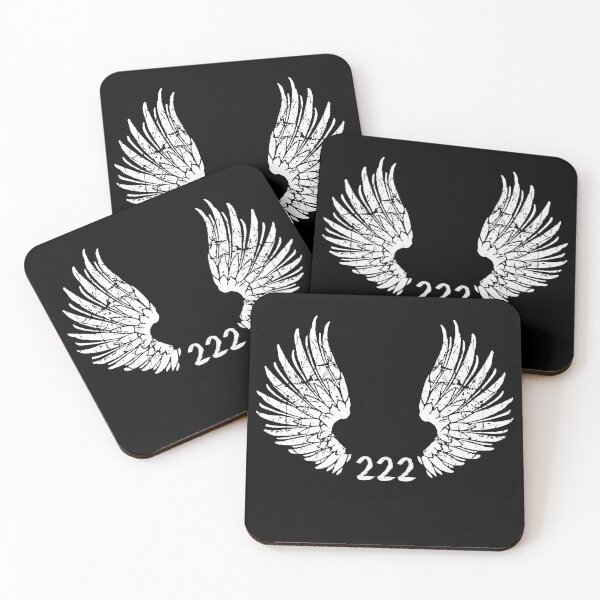 Item preview, 222 angel number white gift designed and sold by alfa-rouk.