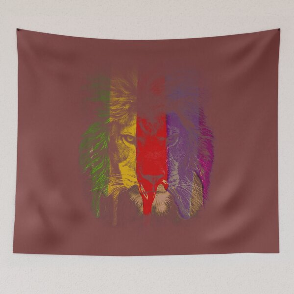 Item preview, Lion T-ShirtLion face artistic colorfull designed and sold by WachuBee.